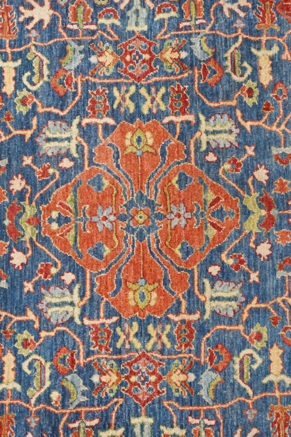 Afghan Fine Samarkand Chob Rang Motasham Rug 297cm x 206cm / 9ft 9in x 6ft 9in - Image 3