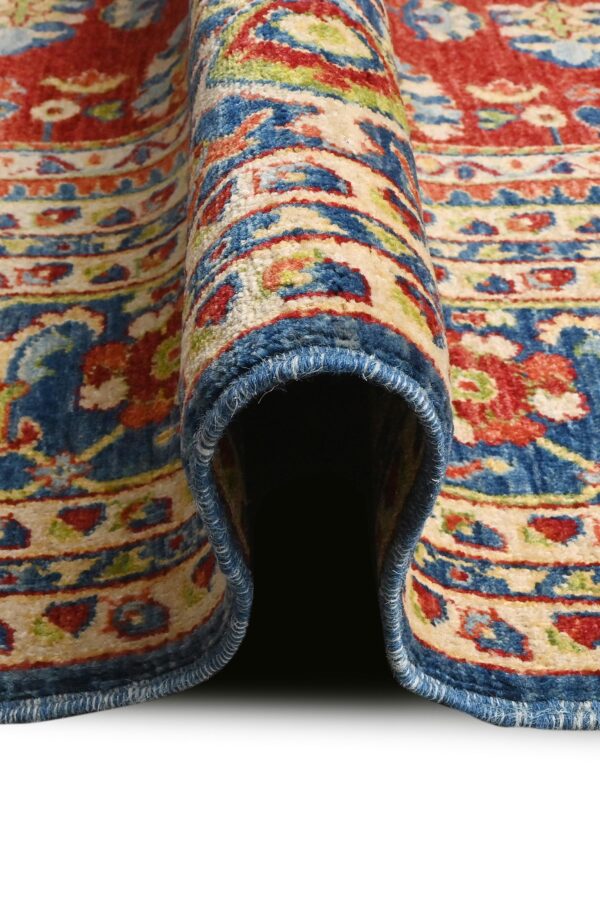 Afghan Fine Samarkand Chob Rang Motasham Rug 297cm x 206cm / 9ft 9in x 6ft 9in - Image 4