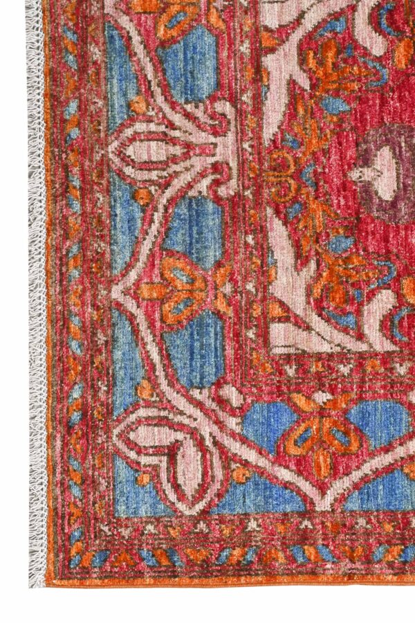 Afghan Chob Rang Arts and Crafts Art Nouveau Rug 290cm x 239cm / 9ft 6in x 7ft 10in - Image 2