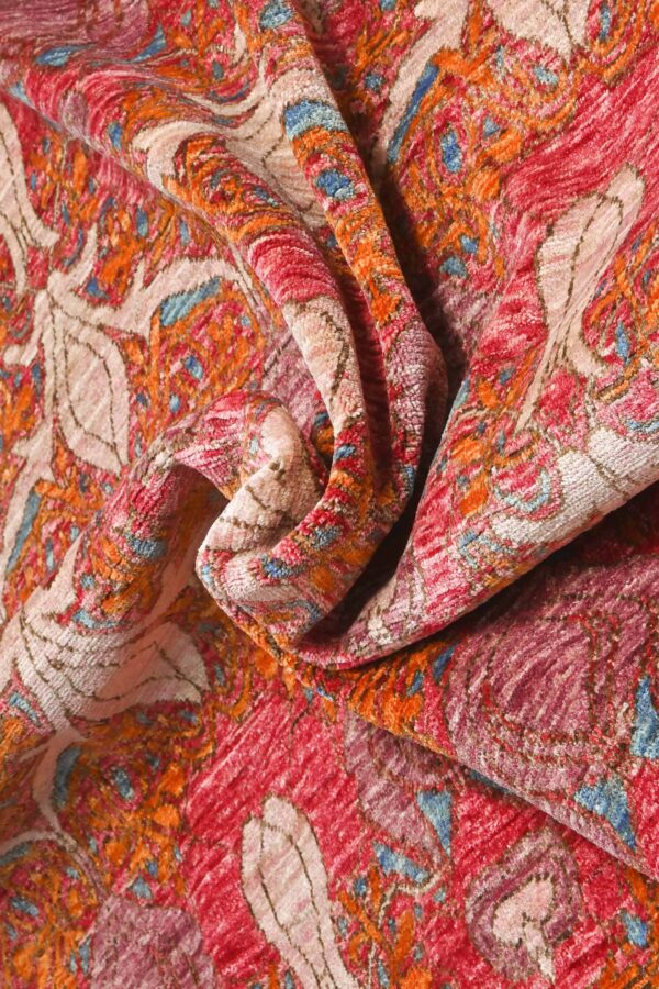 Afghan Chob Rang Arts and Crafts Art Nouveau Rug 290cm x 239cm / 9ft 6in x 7ft 10in - Image 6