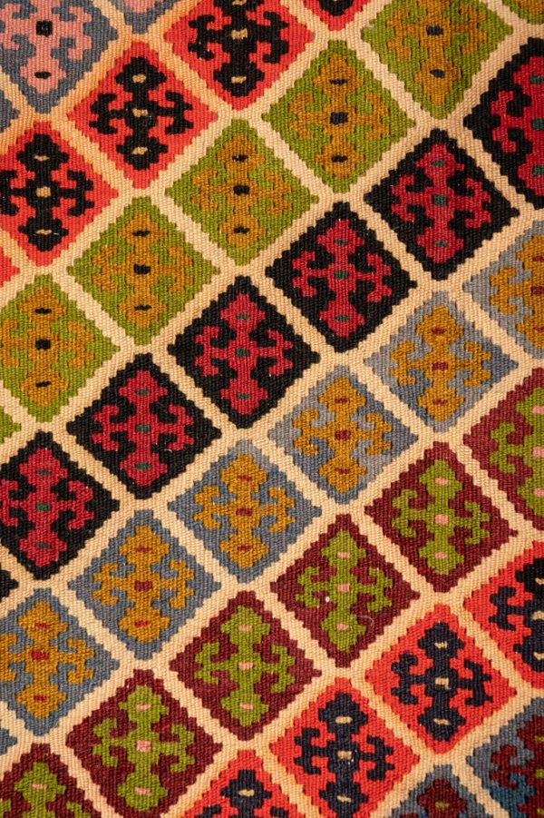 Seneh Kilim Rug 170cm x 100cm / 5'7'' x 3'3'' - Image 3
