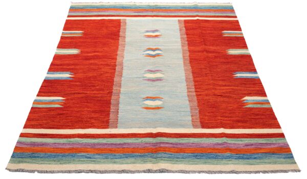 Maimana Modern Kilim  303cm x 200cm / 9'11'' x 6'7'' - Image 3