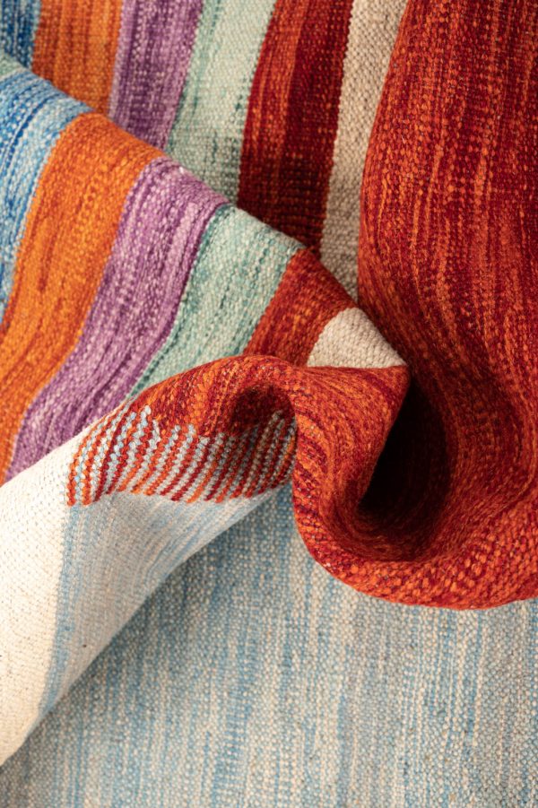 Maimana Modern Kilim  303cm x 200cm / 9'11'' x 6'7'' - Image 2
