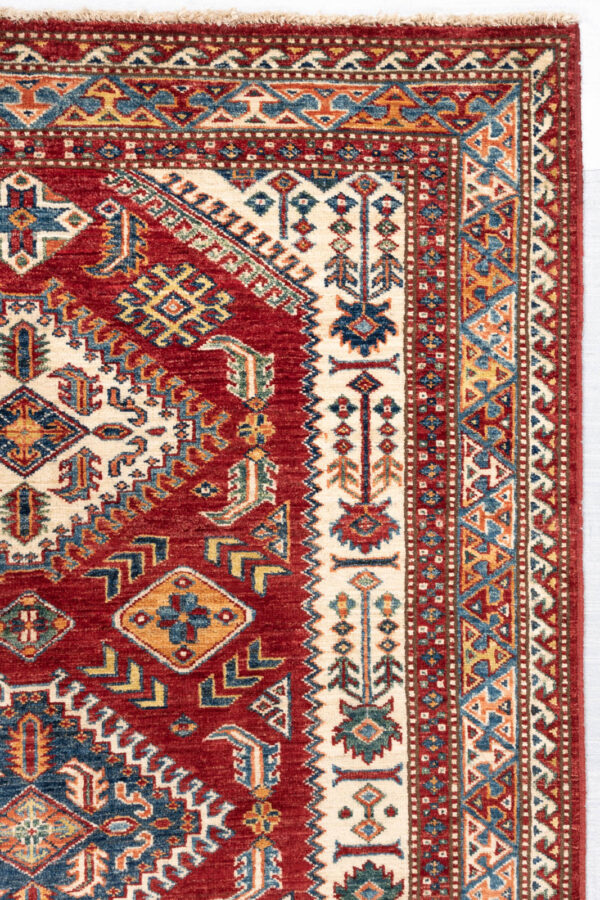 Fine Kazak 182cm x 124cm / 6' x 4'1'' - Image 5