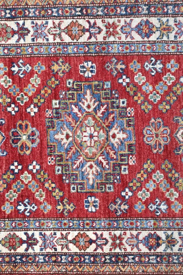 Fine Kazak Runner 302cm x 80cm / 9ft 11in x 2ft 8in - Image 2